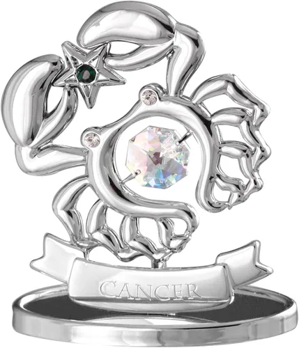 Miniatura 35 de CRYSTOCRAFT Regalo de sagitario, adorno de constelación con cristal austriaco, adorno de cristal de signo del zodiaco, colección de decoración