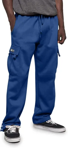 Pantalones deportivos para hombre, estilo casual, de moda, color sólido, con cordón, ajuste holgado, agradable al tacto y suave