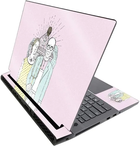 Miniatura 195 de MightySkins - Skin brillante con purpurina para Alienware M17 R3 (2020) y M17 R4 (2021) - Diversión de los años 90 Acabado duradero con purpurina