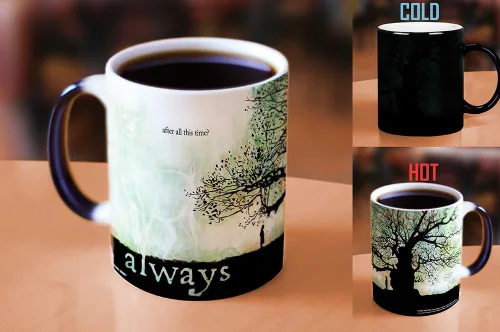Miniatura 2 de Morphing Mugs Harry Potter - Snape - After All This Time - Always - Taza sensible al calor de 11 onzas - Taza de cerámica que cambia