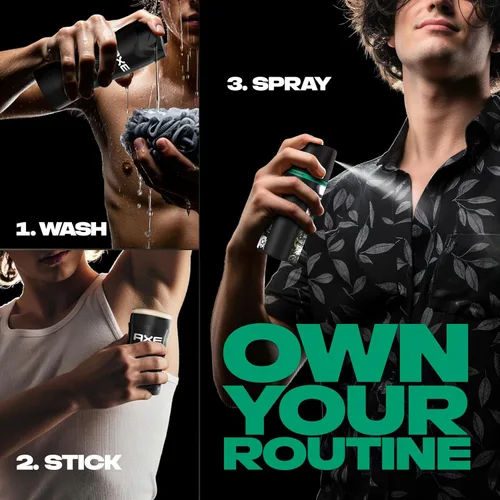 Miniatura 6 de AXE Fine Fragrance Collection - Aerosol corporal de 3 unidades, salvia esmeralda, 72 horas de frescura, sin aluminio, 2.9 onzas