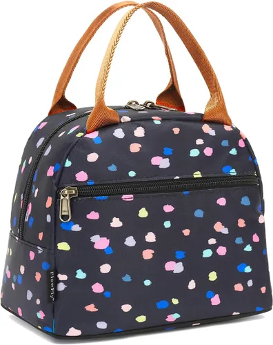 Miniatura 27 de Bolsa de almuerzo aislada FlowFly - Bolsa de asas organizadora para mujeres/hombres, Alpaca