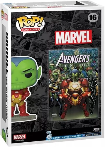 Miniatura 2 de Funko Pop! Cover Art 15689985 - Figura de vinilo coleccionable de Marvel (Skrull as Iron Man)