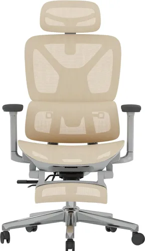 Miniatura 11 de FLEXISPOT ErgoX Premium - Silla de Oficina Ergonómica Premium con Reposapiés - Reposabrazos 3D Ajustables, Soporte Lumbar Dinámico, Función de Crema