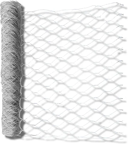 Miniatura 8 de Red de alambre de pollo Malla de alambre galvanizada Cercado hexagonal para jardín de aves de corral que cerca la barrera 6FTx50FT
