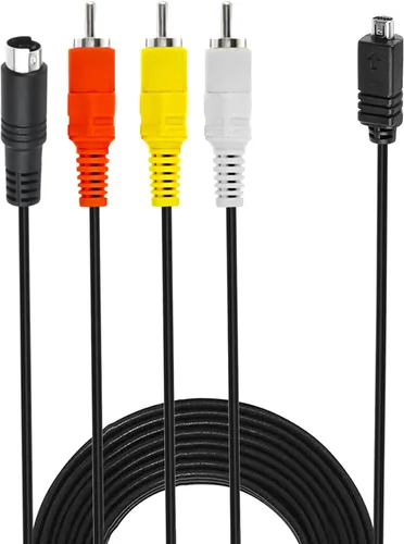 Miniatura 2 de Cable de 5 pies compatible con Sony Handycam HDR-FX1000/e DCR-SR82/e