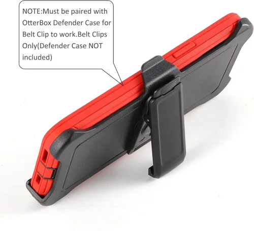 Miniatura 4 de Paquete de 2 fundas de repuesto con clip para cinturón para Apple iPhone 13 Pro, iPhone 13 OtterBox Defender Series Clip para cinturón