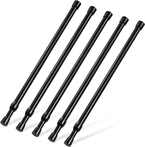 Miniatura 32 de Goowin - Varilla de tensión pequeña de 16 a 28 pulgadas, diámetro de 5/8 pulgadas de diámetro, sin taladrar, varillas de tensión cortas expandibles
