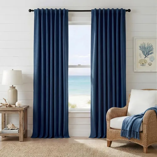 Miniatura 49 de RYB HOME Cortinas cortas opacas 100% marrones, 45 pulgadas de largo, 52 pulgadas de ancho, bloqueo de luz y aislamiento térmico para cocina