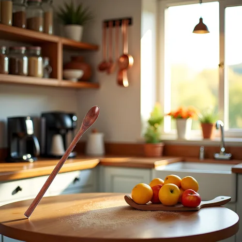 Miniatura 2 de Cuchara de miel, cucharas de madera, cucharas de mango largo, cucharas de café, cucharas de té, cucharas de cocina para cocinar accesorios de café