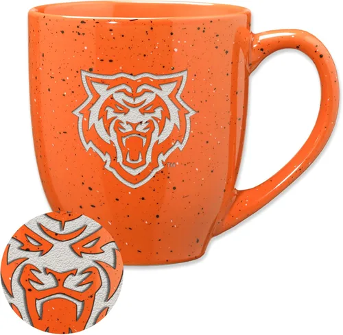 Miniatura 400 de Rico Industries NCAA Virginia Tech Hokies Maroon - Taza de café de cerámica grabada con láser, color del equipo, 16 onzas