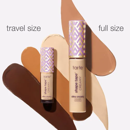 Miniatura 10 de tarte shape tape corrector cremoso – Cobertura completa, hidratante, fórmula de acabado mate natural para debajo de los ojos, ojeras, líneas finas