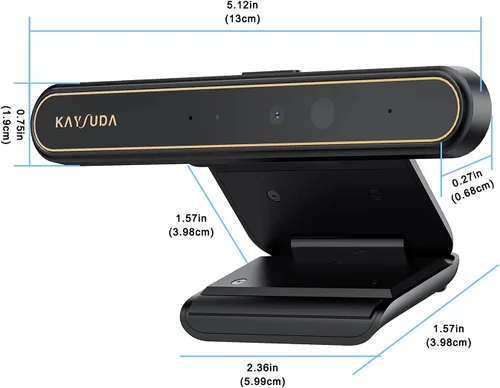 Miniatura 6 de Cámara USB IR de reconocimiento facial para Windows Hello, cámara web 1080P (nivel de entrada) con micrófonos duales para transmisión