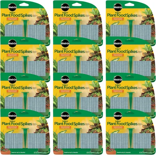 Miniatura 6 de Miracle-Gro Picos de alimentos para plantas de interior, incluye 48 picos, alimentación continua para todas las plantas de interior con flores