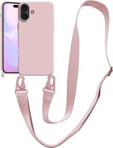 Miniatura 20 de Funda compatible con iPhone 13 con correa, funda cruzada para iPhone con cordón, ajustable, a prueba de golpes, protección contra caídas, funda