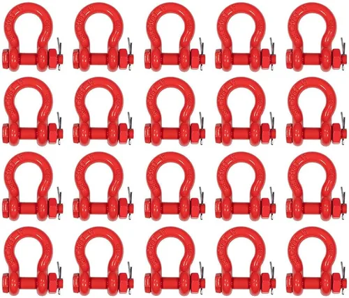 Miniatura 76 de Mytee Products - Grillete de anclaje forjado de 5/8" de acero al carbono con tornillo de aleación, 3.25 toneladas (6,500 libras) de capacidad de 20