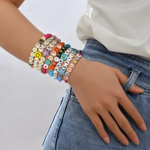 Miniatura 3 de Gpurplebud 4Pcs Taylor Bracelets Eras Tour Outfits Swiftie Lover 1989 Reputation Speak now Fearless Midnight Taylor Outfit Friendship Music Gifts