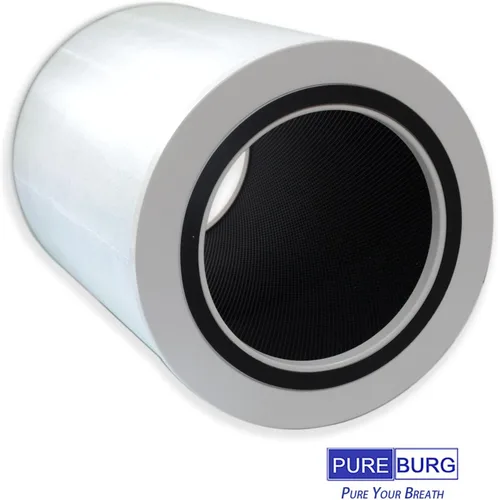 Miniatura 3 de PUREBURG Filtro de repuesto compatible con Happi KJ500, nuestro purificador de aire Happi, True HEPA y carbón activado, filtración multicapa
