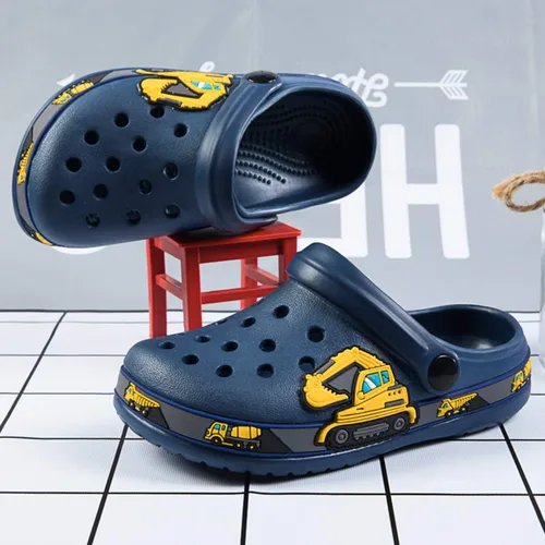 Miniatura 4 de YUKTOPA Sandalias de dibujos animados para niños y niñas, zapatos de jardín ligeros para playa, piscina, ducha