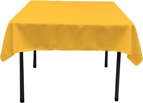 Miniatura 55 de LA Linen. Mantel cuadrado de popelina de poliéster