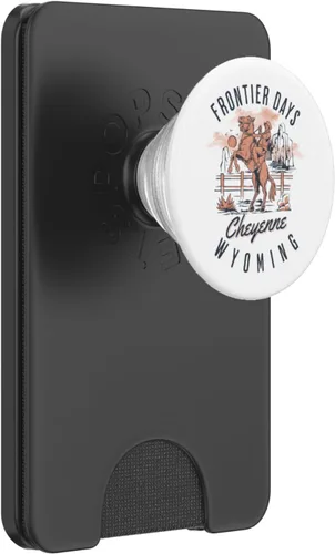 Miniatura 8 de Cheyenne Wyoming Cowboys and Horse Frontier Days PopSockets PopGrip intercambiable