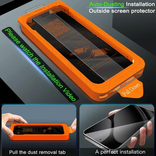 Miniatura 2 de IMBZBK [Eliminación automática de polvo] Paquete de 3 protectores de pantalla para Google Pixel 10 Pro XL [compatible con fundas de teléfono], 3