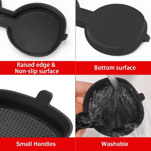 Miniatura 6 de Auovo Insertos de portavasos 3D para Toyota RAV4, accesorios 2025 2024 2023 2022 2021 2020 2019 de silicona para consola central portavasos
