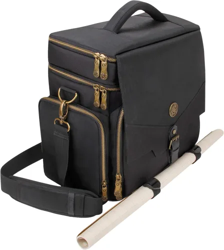 Bolsa de ENHANCE para DnD de mesa - Bolso de aventuras de RPG para Calabozos y Dragones con almacenamiento para miniaturas, soporte para tapetes,