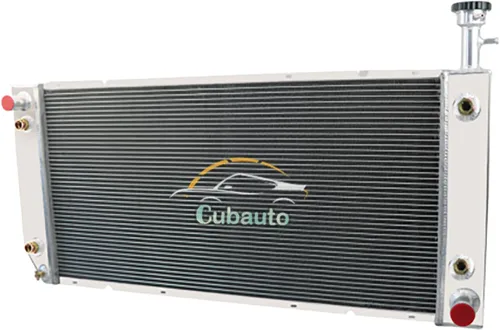 Repuesto de radiador de núcleo de 4 filas para 2004-2016 Chevrolet Express 2500 3500 4500/2004-2014 GMC Savana 2500 3500 radiadores de aluminio