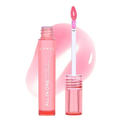 Miniatura 8 de Lamel Lip Oil Set of 2 – Peachy & Sparkle Hydrating Tinted Lip Oils, Glossy Non-Sticky Finish, Full-Size Lip Gloss Duo