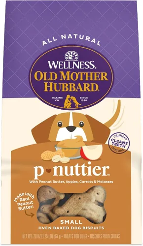 Old Mother HubbardGalletas Classic P-NUTTERTRAS HORADAS DE PERRO CASO, PEQUEÑO, BOLSA DE 20 ORAS