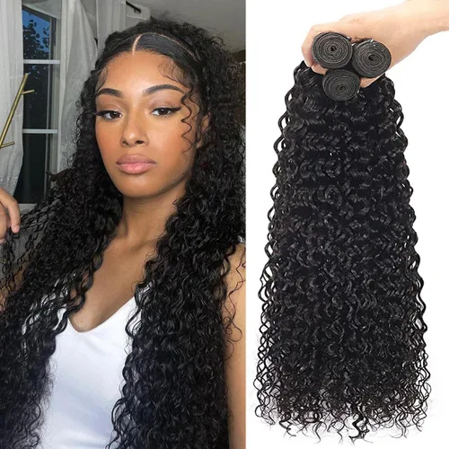 Miniatura 15 de Beautymoon Paquetes de cabello liso negro jet 4 manojos, cabello humano brasileño 14 16 18 20 pulgadas, 100% cabello virgen sin procesar liso, 4