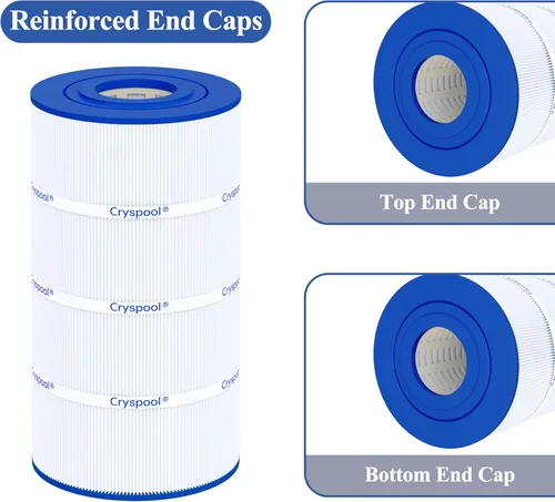 Miniatura 5 de Cryspool® Filtro C100S compatible con CX100XRE, C100S, SwimClear C100S, PA100S, C-9440, cartucho de filtro de piscina de 100 pies cuadrados, 1