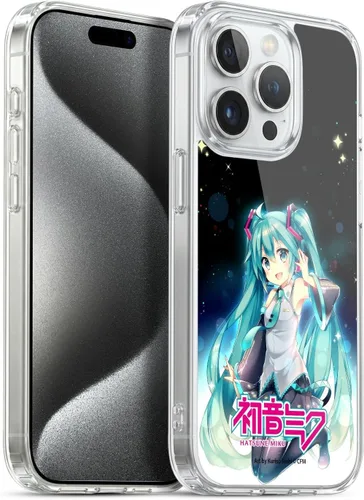 Miniatura 215 de Head Case Designs Licencia Oficial Hatsune Miku Gráficos Lindos Carcasa de Gel [Protección de Grado Militar] Compatible con Apple iPhone 7