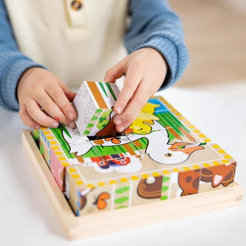 Miniatura 2 de Rompecabezas en cubo de granja de Melissa & Doug, Multicolor