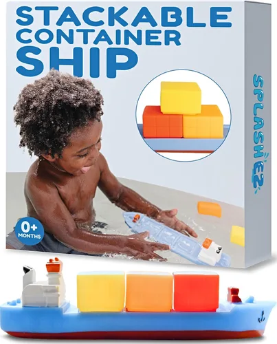 Miniatura 10 de Juguetes de baño SplashEZ Juguetes de baño sin molde para niños y niños pequeños sin agujero para agua Tamaño ideal para manos pequeñas