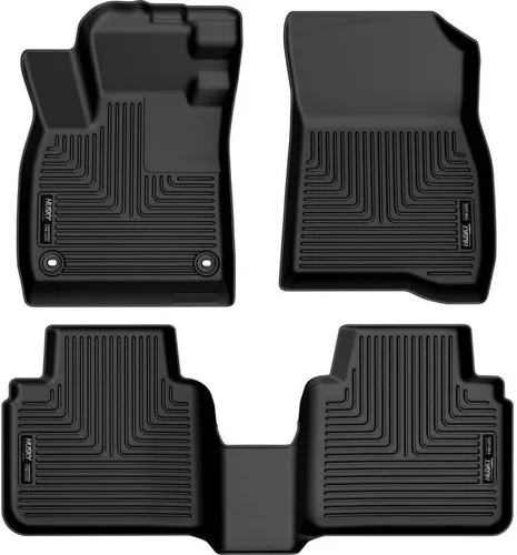 Miniatura 9 de Husky Liners Weatherbeater Alfombrillas para piso Compatibles con Honda Accord 4 puertas 2008-2012 Delanteras y segunda fila, 3 piezas, negro
