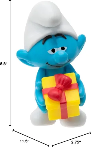 Miniatura 13 de The Smurfs Paquete de 10 figuras clásicas del 40 aniversario – Cuenta con pitufina de 2 pulgadas, gruñón, codicioso, papá pitufo, cerebro, fuerte