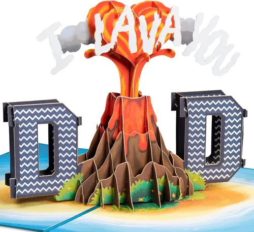 Miniatura 9 de Paper Love - Tarjeta desplegable para el día del padre, trofeo #1 Dad, para padre, marido, hijo, para todas las ocasiones, hecha a mano, cubierta