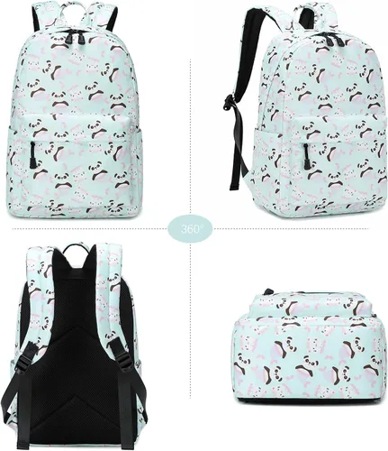 Miniatura 3 de Ecodudo - Morral ligero para niños y niñas, lindas mochilas escolares con lonchera