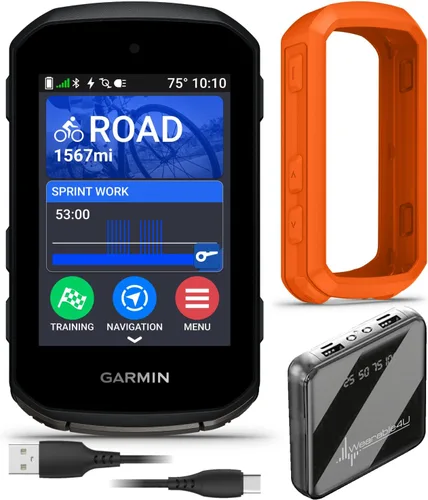Garmin Edge 850 - Computadora compacta de ciclismo GPS, pantalla táctil a color de 2.7 pulgadas, mapeo específico de bicicleta, información avanzada