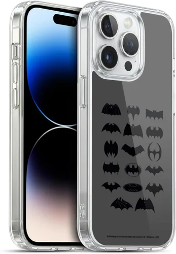 Miniatura 153 de Head Case Designs Funda de gel con licencia oficial de Batman DC Comics Bat Signal Logos [protección de grado militar] compatible con Apple iPhone 7