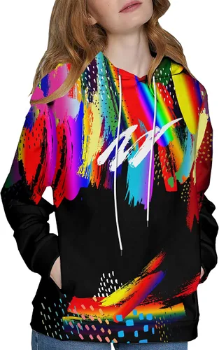 Miniatura 3 de YAJOOEY - Sudadera con capucha unisex con estampado 3D para hombres y mujeres.