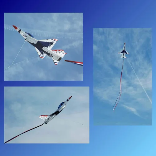 Miniatura 6 de Premier Kites Cometa Jet 3D - F16 Thunderbird