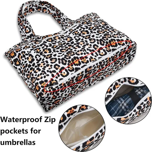 Miniatura 2 de ZOOEASS - Bolso grande de hombro para mujer, impermeable, multifunción, de nailon, para viaje