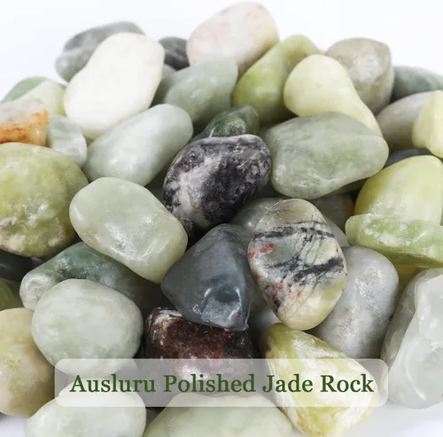 Miniatura 2 de Rocas naturales de río de 11 libras, guijarros pulidos para jardín de plantas, piedras de jade decorativas de 1-2 pulgadas, ideal para pecera