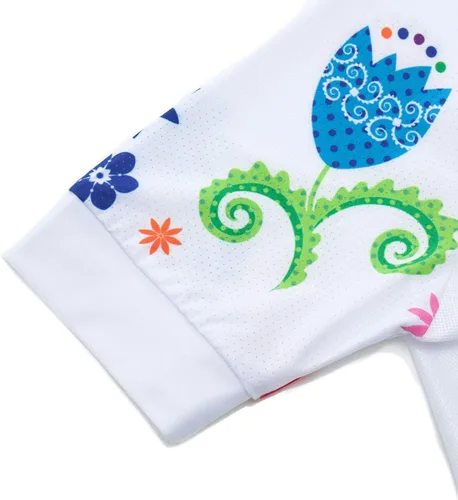 Miniatura 6 de PSPORT Conjunto de ropa de ciclismo para mujer, manga corta, ropa de bicicleta de montaña transpirable