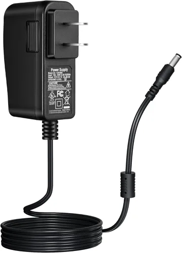 [Listado UL] Security-01 AC 100-240V a DC 12V 1A 12W Adaptador de fuente de alimentación 0.217 in x 0.083 in, transformadores de adaptador de