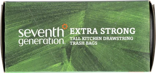 Miniatura 4 de Seventh Generation Bolsas de basura con cordón para cocina, 13 galones, 20 bolsas
