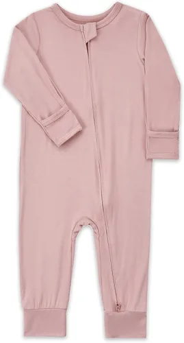 Miniatura 3 de Aablexema Pijama sin pies con cremallera y mitón, rayón de bambú, pijama de manga larga para bebé